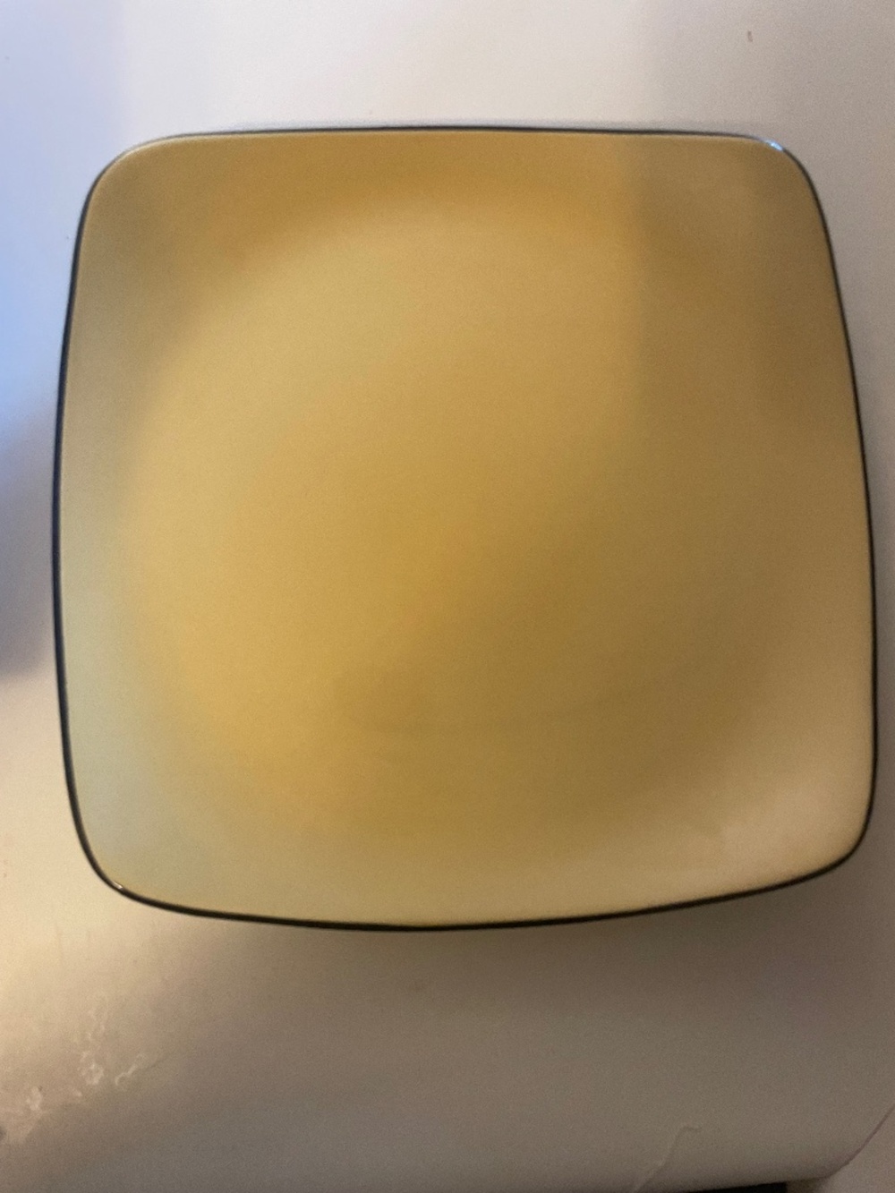 Corral Hearthstone stoneware turmeric colored 11 1/2 in.² dinner plate